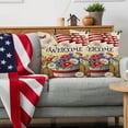 thumbnail image 5 of Clearance Under $5!Yyuenw 4Th of July Decorations Patriotic Pillow Covers 18X18 America Flag Double Sides Print Cushion Cover for Bed Sofa Cartoons Tetragonum Couch Pillow Cover, 5 of 5