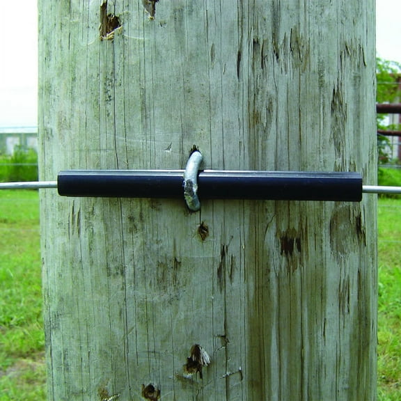 Tru Test 825017 Electric Fence Insulator, Plastic Fin Tube, 4-In., 25-Pk.