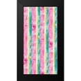 thumbnail image 2 of James, Nola 9x14 Black Modern Framed Museum Art Print Titled - Tropical Stripes I, 2 of 5
