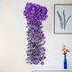 thumbnail image 4 of Flor artificial de plástico Zhivalor Planta colgante de vid decoración de boda jardín hogar Púrpura oscuro, 4 of 8