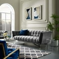 thumbnail image 3 of Modway Adept Performance Velvet Sofa in Gray, 3 of 7