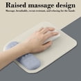 thumbnail image 5 of Ergonomic Mouse Pad with Wrist Support, Non-Slip Silicone Wrist Rest with Massage Points, Breathable Soft Gel Pad for Office Gaming Laptop Typing, Comfortable Desk Accessory for Fatigue Relief, 5 of 6
