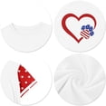 thumbnail image 3 of Evdexr 250 Year American Anniversary Shirts for Girls Short Sleeve Crew Neck United States 250th Anniversary Shirt American Flag Red White Blue Vintage 4th July Tops Sky Blue 150, 3 of 5