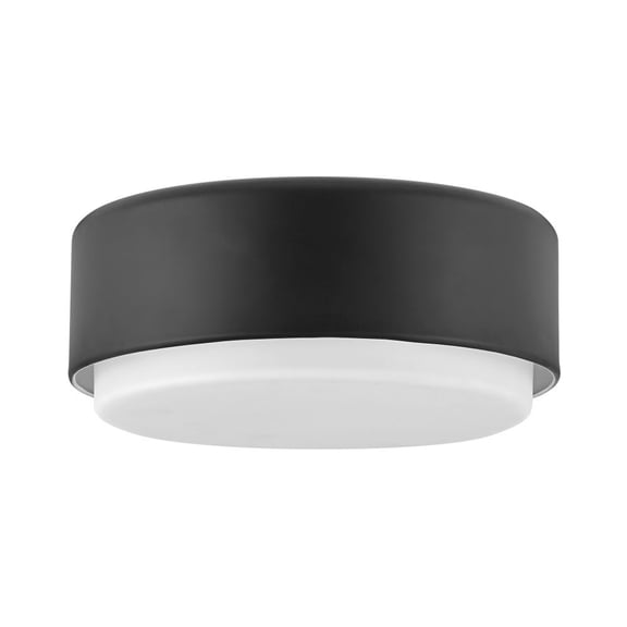 2 Light Medium Flush Mount-Black Finish Hinkley Lighting 30073Bk