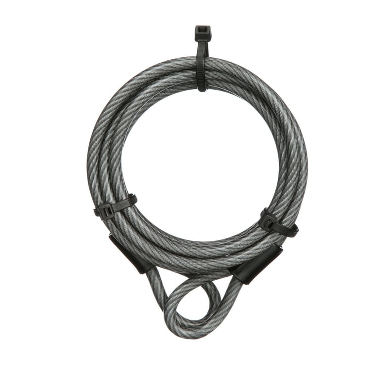 Mountain Security 6ft Weatherproof Braided Steel Cable with