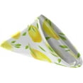thumbnail image 2 of GZHJMY Trendy Fresh Yellow Lemons and Leaves Cloth Napkins, Set of 4 20 x 20 Inch Soft & Comfortable Polyester Dinner Napkin for Family, Restaurant, Weddings, Parties, 2 of 5
