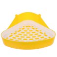 thumbnail image 3 of Miangastore Triangular Rabbit Litter Box Mini Plastic Small Animals Potty Corner Toilet, 3 of 8