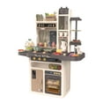 thumbnail image 1 of Juego De Cocina De Simulación, Juguetes Educativos, Cocina Para Niños, Niñas, Niños Pequeños, Gris, 1 of 8
