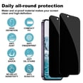 thumbnail image 2 of [2+2 Pack]For iPhone 14 Screen Protector with Camera Lens Protector,Sensor Protection,Case Friendly Privacy Tempered Glass Film[9H Hardness] for iPhone 14, 2 of 5