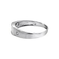 thumbnail image 2 of Mens Silver CZ Baguette Wedding Band | Appx 2.5 Grams, 2 of 3