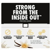 Oikos Protein Shake, Shelf Stable, Vanilla, 30g Protein, 12 fl oz, 12 Count Bottles