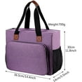 thumbnail image 3 of Bolsa de artesanía para punto de cruz, ganchillo, bolsa de bordado, organizador, bolsas de mano para proyectos de costura, almacenamiento de manualidades, grande, regalo para artesanos, 3 of 5