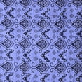 thumbnail image 1 of Ahgly Company Machine Washable Indoor Square Abstract Blue Modern Area Rugs, 6' Square, 1 of 4