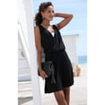 thumbnail image 3 of LASCANA Women's Sleeveless Wrap Look Dress, 3 of 6