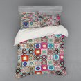 thumbnail image 1 of Ambesonne Colorful Bedding Set 4 Pcs, Geometric Mosaic Tiles, Queen, Multicolor, 1 of 3