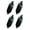 40*11cm, variant on 4 Pack Black Boat Fender for Docking Inflatable Vinyl Boat Fender All Weather Conditions, Universal Fit Boat Accessories