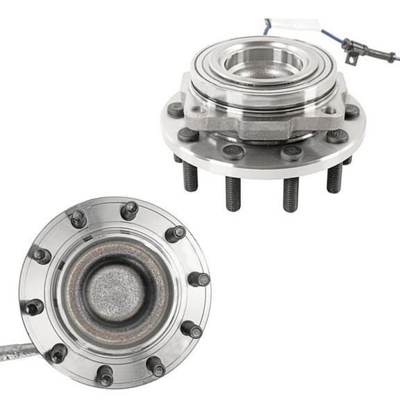 Detroit Axle - 2pc 2WD Front Wheel Bearing Hubs Replacement for 2017-2020 Ford F-250 F-350 F-450 F-550 Super Duty