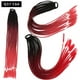 thumbnail image 1 of Zhuge 2 piezas de extensiones de cabello trenzado de colores, accesorios para extensiones de cabello trenzado con bandas de goma sintéticas para mujeres, F, 1 of 2