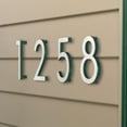 thumbnail image 3 of Montague Metal Products 12" Black Floating or Flat Modern House Numbers 0-9 - 4, 3 of 3