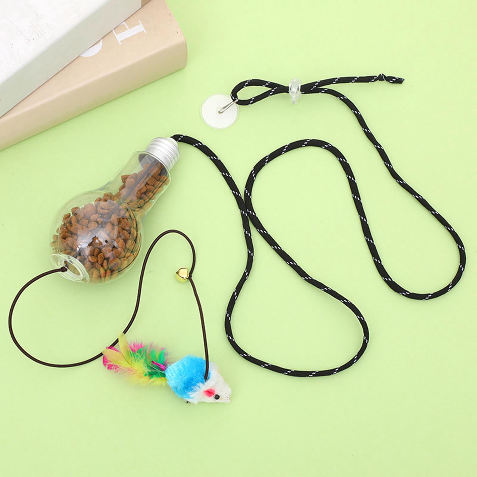 oshhnii 3xCat Mouse Toy Exercise Interactive Cat Mice Toy for Kitten Indoor Cats Puppy No Sound