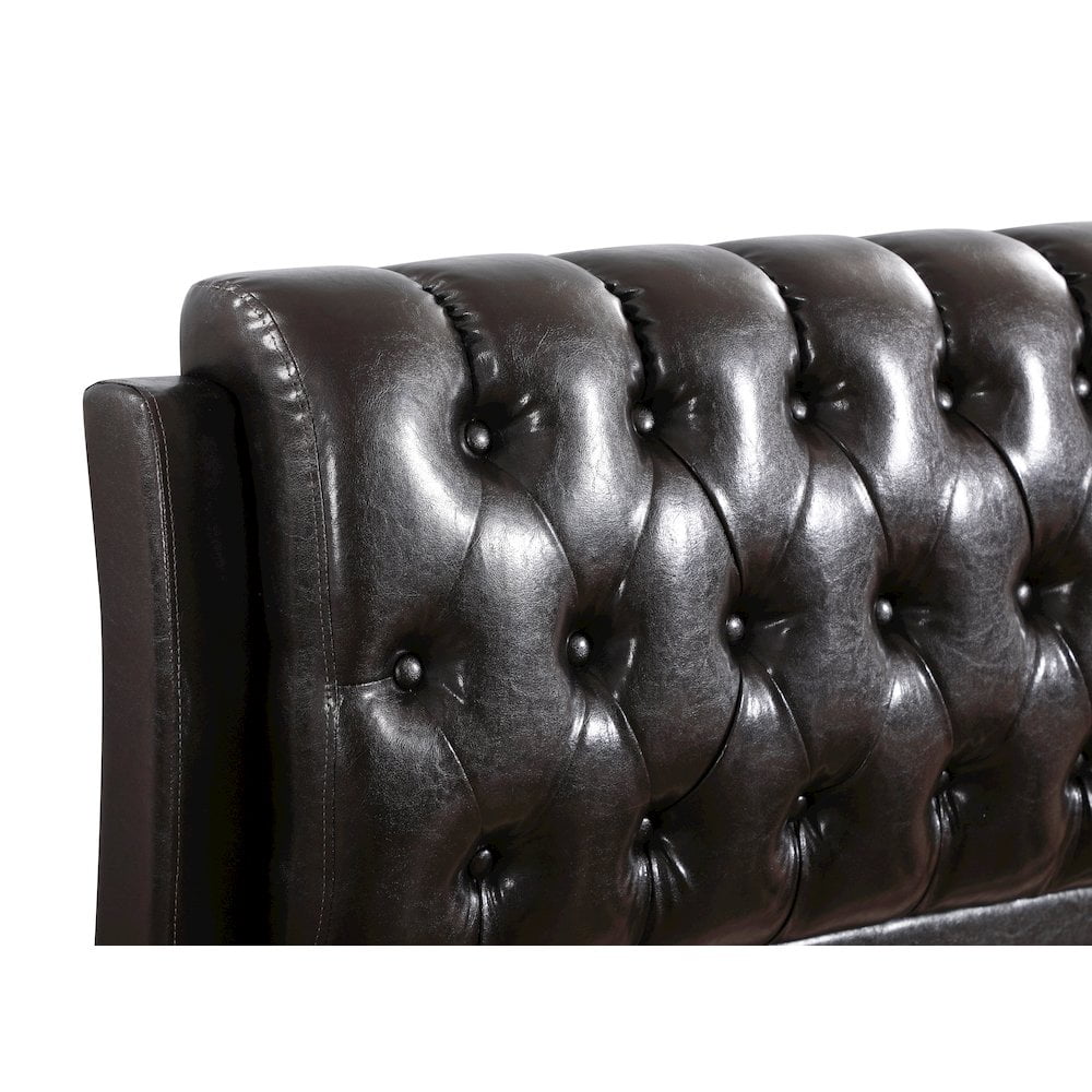 Glory Furniture Marilla Full Bed in Dark Brown Color