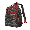 thumbnail image 2 of Minimalist Dinosaur Artistic Backpack with Baby Dino Pattern and Retro Hand-Drawn Watercolor Design, 2 of 4
