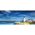 thumbnail image 3 of Blackstone, Jason 14x8 Black Modern Framed Museum Art Print Titled - Lighthouse 1, 3 of 5