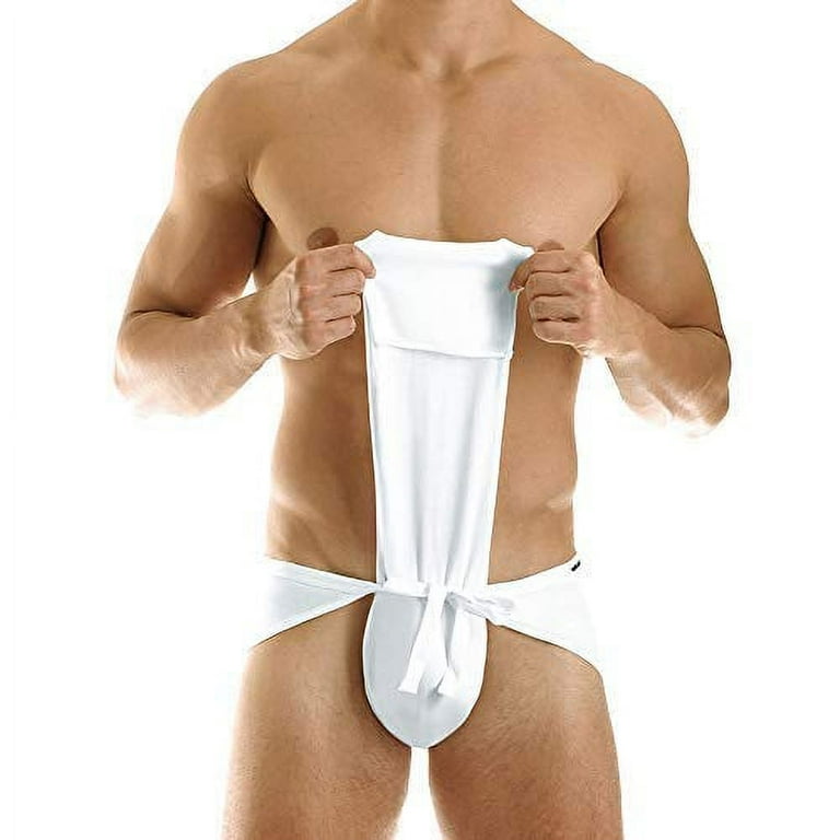 SPENCA Men s Langot Underwear Briefs for Gym Back Support 100 Cotton Fabric XL White Walmart