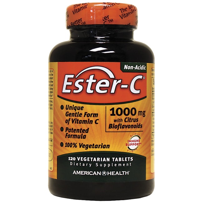 American Health - Ester-C with Citrus Bioflavonoids 1000 mg. - 120 Vegetarian Tablets