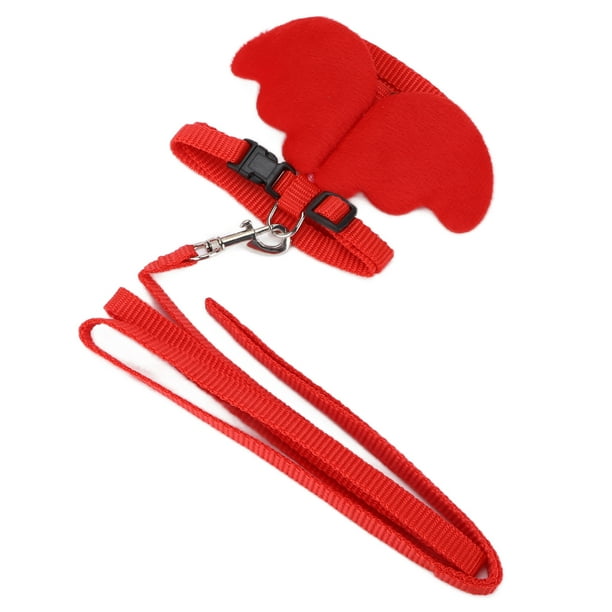 M Buder Correa de Arnés Ajustable para Pato Gallina Ganso Rojo S (21 cm / 8.26 inches)