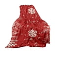 thumbnail image 2 of Puntoco Manta navideña con estampado de árbol de Navidad, manta para la siesta, manta de franela, manta aislante para exteriores, manta para juegos, 2 of 6