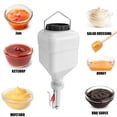 thumbnail image 4 of Dispensador de Salsa Colgante de 5,5 L de Gran Capacidad para Mostaza, Ensalada, Kétchup, Mayonesa, Etc.B, 4 of 5