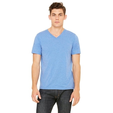 Bella + Canvas Unisex Triblend Short-Sleeve V-Neck T-Shirt