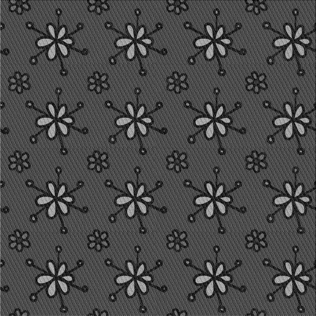 Ahgly Company Tapis d'Intérieur Lavable en Machine Carré Noir Charbon, 8 Pieds Carré