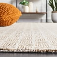 thumbnail image 3 of SAFAVIEH Micro-Loop Charlotte Solid Area Rug, Taupe/Ivory, 4' x 6', 3 of 5