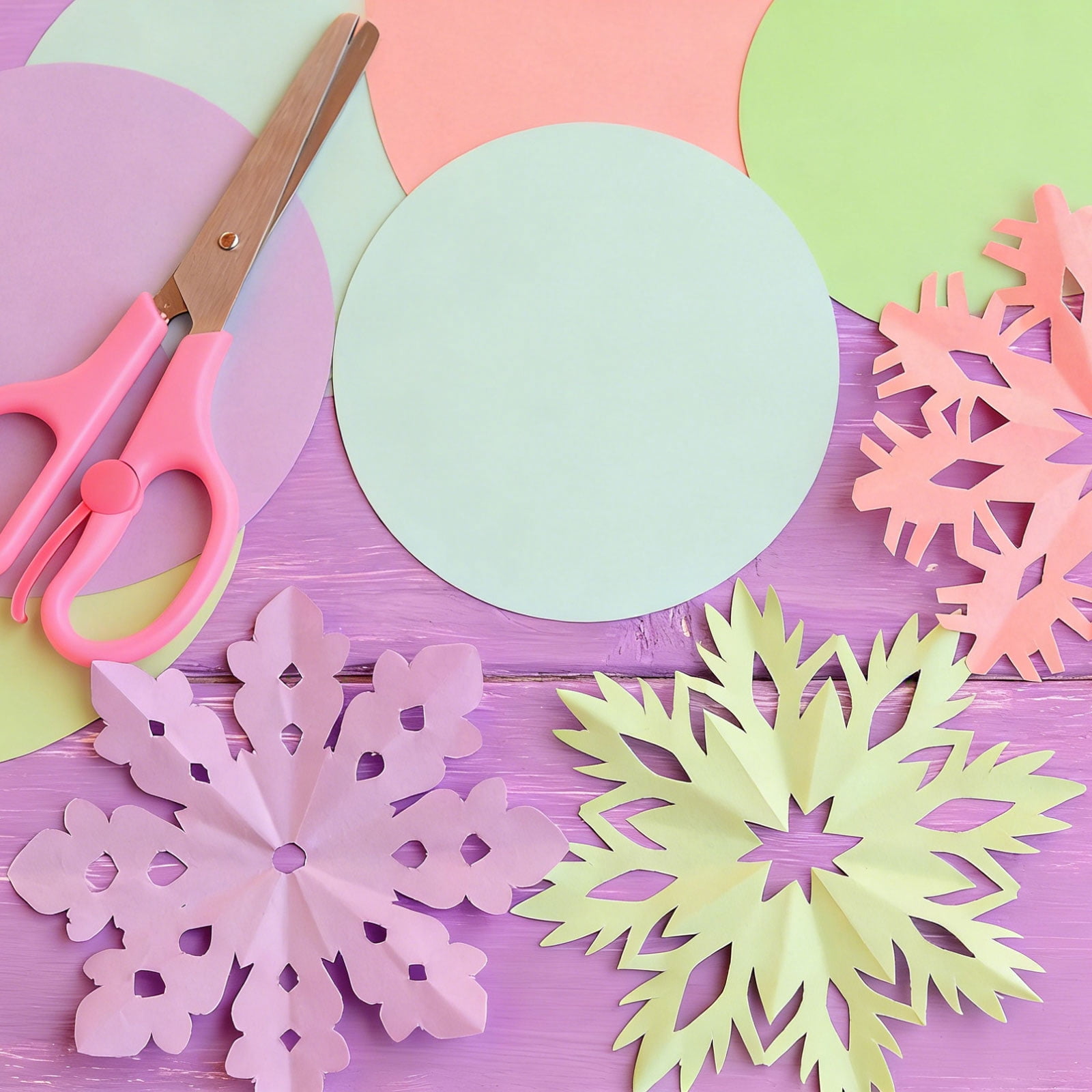 Uxcell 8 Inch Circle Cutouts Paper, 80 Pcs Circle Card Stock 200gsm/75lb Round Cutouts for DIY Craft Projects Classroom Bulletin Board Decoration, White