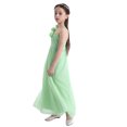thumbnail image 2 of inhzoy Flower Girls Dress Junior One-Shoulder Bridesmaid Formal Long Dress, 2 of 4