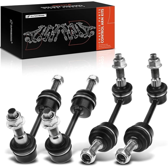 A-Premium 4Pcs Front and Rear Sway Bar Links Stabilizer links Compatible with Ford Expedition Lincoln Navigator 2003 2004 2005