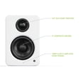 thumbnail image 2 of Parlantes para PC Kanto YU2GW 100W USB DAC Salida para Subwoofer Blanco Brillante, 2 of 8