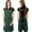 Green, variant on Fiykzur unisex art apron, H-shaped chef apron with back strap and pockets | Adjustable shoulder straps, large pockets, suitable for kitchen cooking, painting, pottery, baking.