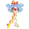 thumbnail image 3 of Baby  Toy, Soft Buttons Educational Bright Color Soft Pull String Sensory Toy  For Infant For Home Blue,Red, 3 of 8