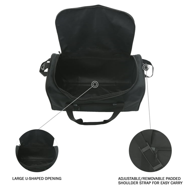 AGPTEK Garment Duffle Bag Suit Travel Bag with Shoulder Strap, Foldable  Flight Bag with Shoe Pouch for Men Women, Airplane Business Gym Sport  Weekend, Black