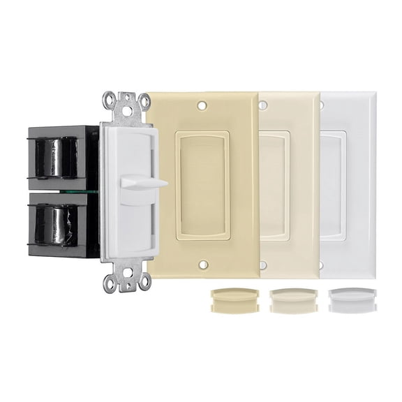 Monoprice 100W Slider Impedance Matching Speaker Volume Control With Color Kit, Connect Multiple Speaker Pairs to a Single Power Amplifier or Receiver