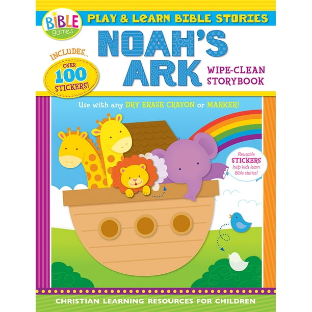 Play and Learn Bible Stories: Noah's Ark : Wipe-Clean Storybook ...