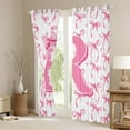thumbnail image 3 of Castle Fairy Girls Alphabet R Curtains Pack of 2 (42x84 Each),Personalized Initial Curtains Blackout,Pink Bow Bedroom Curtains,Ultra Soft Home Decor, 3 of 6
