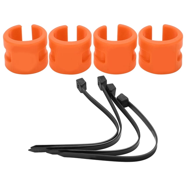 Front Rear Fork Rubber Protection Circle 4pcs Set Bike Front Rear Fork AntiCollision Rubber Protection Ring Guard Chain Sticker