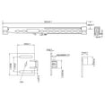 thumbnail image 2 of Miseno Mbdh1195 12-11/16" Soft Close Barn Door Hardware Kit - Black, 2 of 2