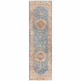 thumbnail image 6 of Hauteloom Hewuj Living Room, Bedroom Area Rug - Medallion Distressed Floral - Traditional Oriental Boho - Blue, Cream, Beige - 2' x 2'11", 6 of 9