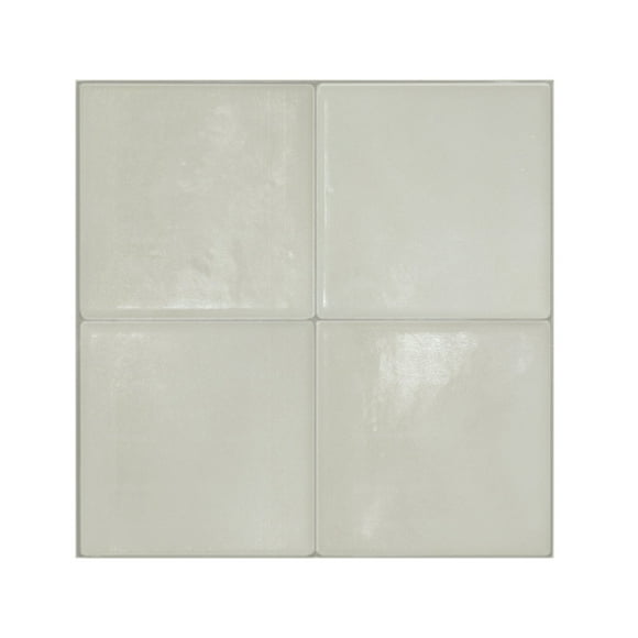 Smart Tiles - Carreaux Adhésifs 3D à Peler et Coller, Beige - Lot de 5 9 Pouces x 9 Pouces