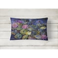 thumbnail image 2 of Carolines Treasures DND0133PW1216 Waterlilies by Neil Drury Canvas Fabric Decorative Pillow, 12H x16W, multicolor, 2 of 3